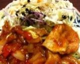 豚肉、トマトの生姜焼き＊作り方1写真