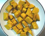 チーズとかぼちゃde簡単サラダ作り方1写真