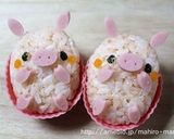 キャラ弁☆コロンとブタちゃん♪作り方7写真