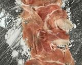 【お弁当用】豚コマでパッチワーク肉巻作り方2写真