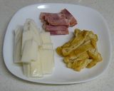 長芋とベーコンのしょうゆ炒め♫作り方1写真