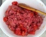 ひき肉とトマトのタイ風味作り方3写真