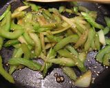 セロリのきんぴら作り方4写真