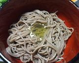✿キレイなお月見♬山菜蕎麦✿作り方1写真