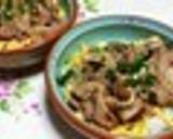 節約　簡単豚丼！冷凍肉でもふっくら作り方5写真