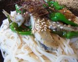 素麺のハゼとシシトウのせ～作り方7写真