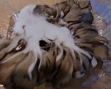 マイタケと長ネギのキムチあえ作り方1写真