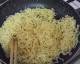 たらこ＆大葉の塩焼きそば♪温玉のっけ作り方3写真
