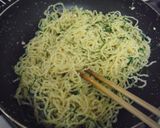 たらこ＆大葉の塩焼きそば♪温玉のっけ作り方4写真