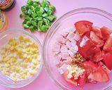 トマトとろけるサルサ風チリソースめ～ん作り方2写真