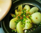 タジン鍋で丸ごと１個蒸し玉ねぎ作り方8写真