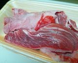 牛スジポン酢(圧力鍋使用)作り方1写真