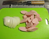 魚肉ソーセージ☆マヨ酒粕仕上げ作り方1写真