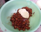 ゴーヤの肉味噌マヨ和え作り方4写真
