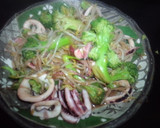 野菜と魚介のオイスター炒め☆作り方3写真