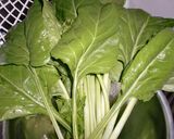ふだんそうの油いため(スイスチャード)作り方1写真