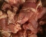 鶏肉とごぼうの甘辛煮作り方2写真