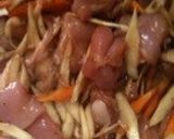 鶏肉とごぼうの甘辛煮作り方3写真