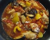 手羽元と夏野菜のトマト煮込み作り方6写真