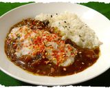 残りカレーにとろろ＆のりたまふりかけ☆作り方3写真