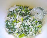 しらすと野沢菜のパスタ⋆すだちの香り作り方2写真