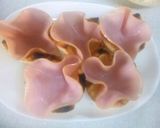 お花のカップパン☆ハム玉子味作り方6写真