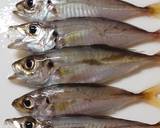 骨ごと食べられる　豆アジの天ぷら作り方1写真