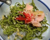 粉末緑茶と塩昆布の簡単お茶漬け作り方2写真