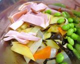 ハムと野菜の胡麻酢和え作り方6写真