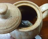羊羹＋ほうじ茶をチンしてほうじ茶の水羊羹作り方1写真