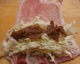 千切りキャベツと梅の豚肉巻き作り方2写真