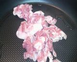 長芋と豚肉の味噌炒め作り方3写真