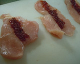 鶏むね肉の梅ソースはさみ揚げ作り方3写真