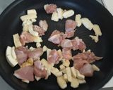 焼き豆腐・鶏・なす・きのこ煮作り方6写真