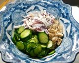 ごまゴマ胡麻のつぶつぶドレ＆イカサラダ作り方4写真