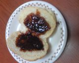 ヘルシー朝食 ロールパンサンド作り方2写真