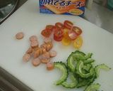 夏野菜のご飯ピザ作り方2写真