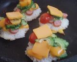 夏野菜のご飯ピザ作り方3写真