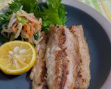 鯵のこんがり米粉焼き♪作り方4写真