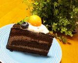 チョコレートケーキ✿ココアグラサージュ作り方24写真