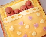 簡単☆チーズと卵の布団でねんねウインナー作り方5写真