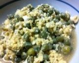 エンドウ豆の甘辛たまごとじ作り方4写真