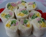 可愛くて食べやすい♡ロールサンド♪作り方6写真