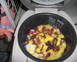 さつまいもと生きくらげの炊き込みご飯作り方4写真