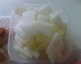鶏肉と冬瓜の中華風スープ！作り方2写真