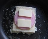 フレンチトーストハムチーズサンド作り方4写真