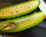 白だしつゆでゴーヤチャンプルー作り方1写真