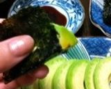 マクロビ＊変色しないアボカドのお刺身作り方3写真