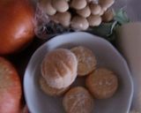 ホタテの出しで玉ねぎと大根の煮物作り方1写真