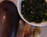 朝のなすとみょうがとわかめの味噌汁作り方1写真